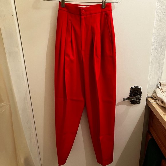 Vintage Alan G slacks size 4 colour red - Picture 1 of 6